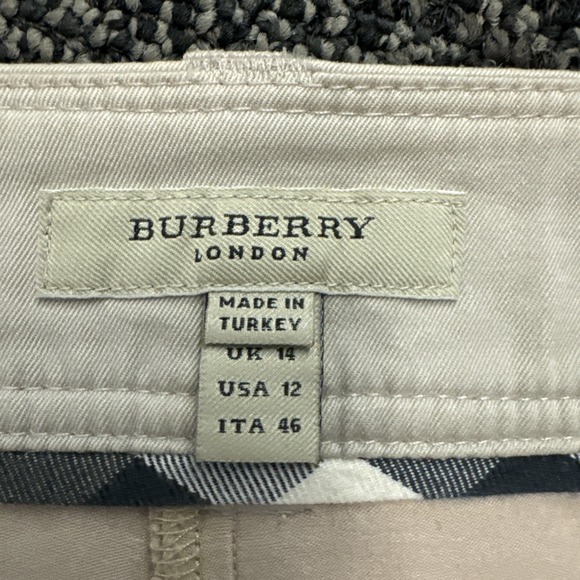 Burberry Golf Khaki Pleated Nova Check Mini Skirt Skort Women's US 12 - Picture 4 of 12